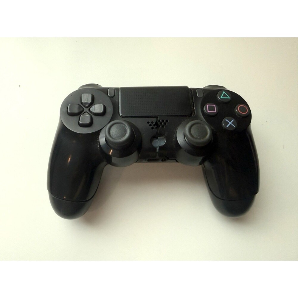 Sony PS4 DualShock 4 Black Wireless Controller Tested Works Missing PS Button